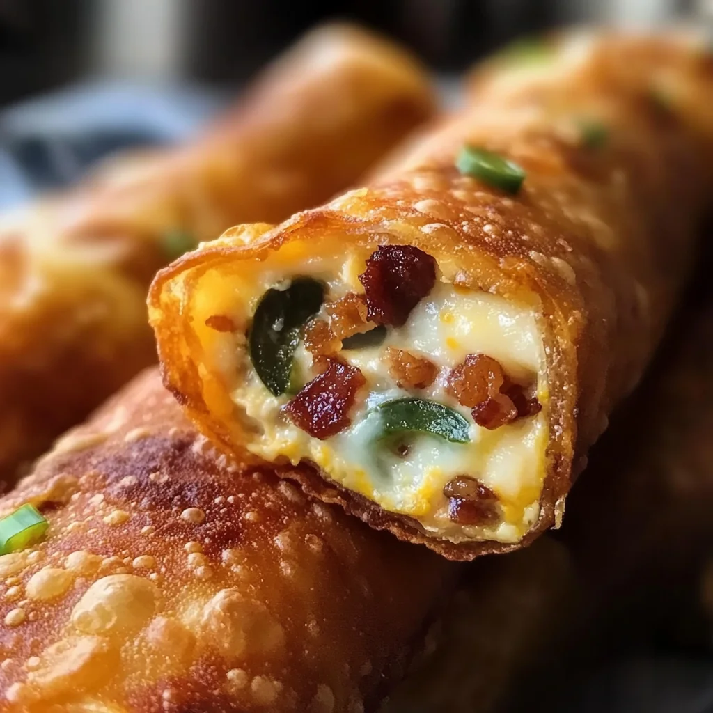 Bacon Jalapeño Eggrolls