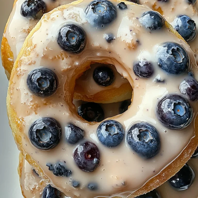 Baked Blueberry Donuts