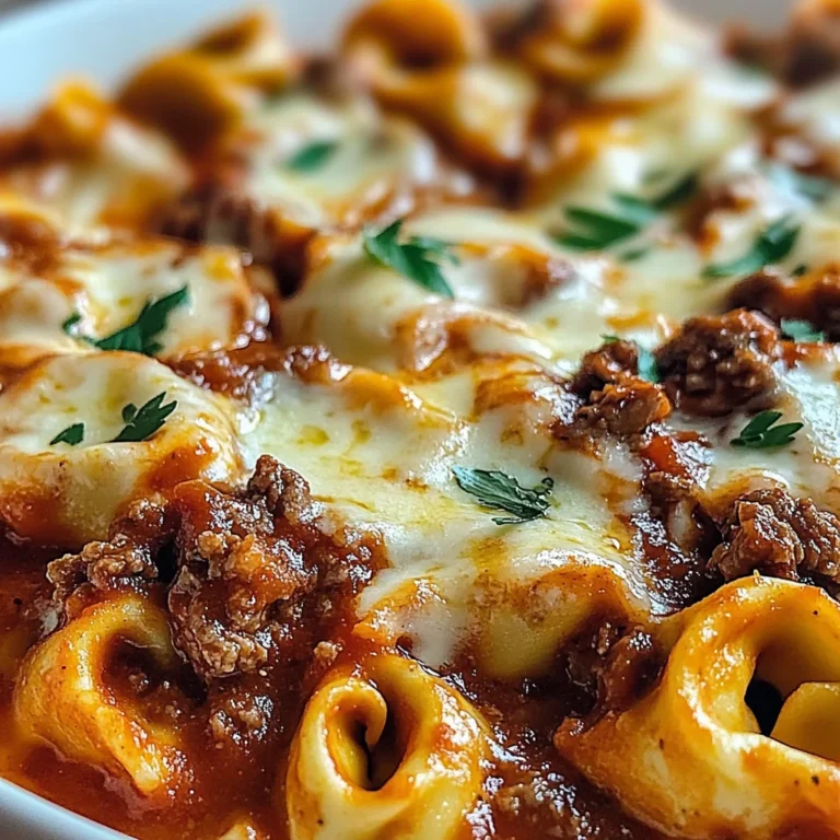 Beefy Tortellini Bake