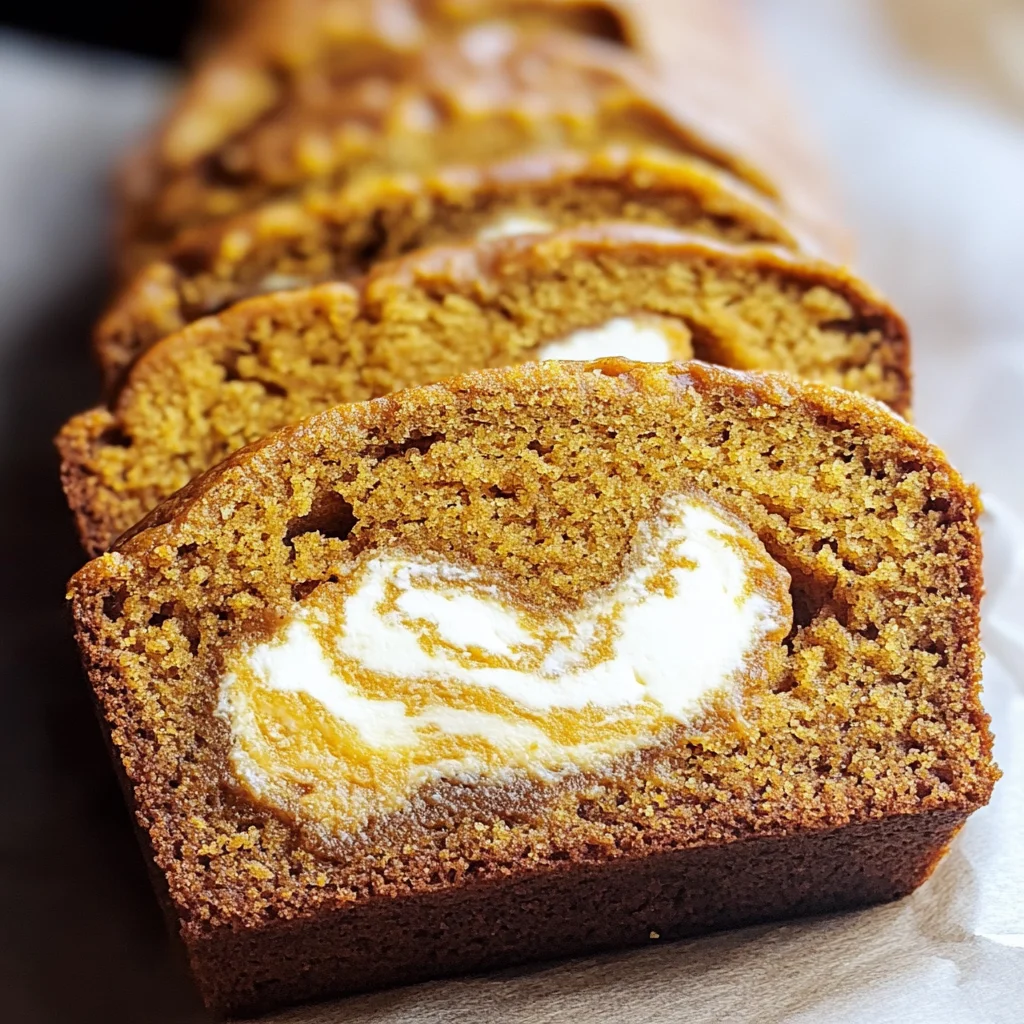 Cream Cheese-Filled Pumpkin Bread
