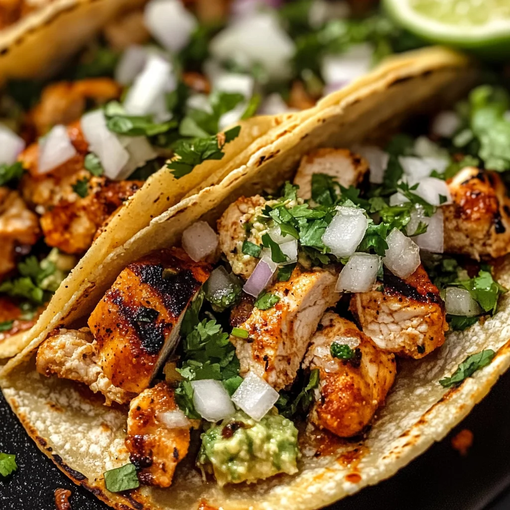 Easy Chicken Street Tacos Recipe