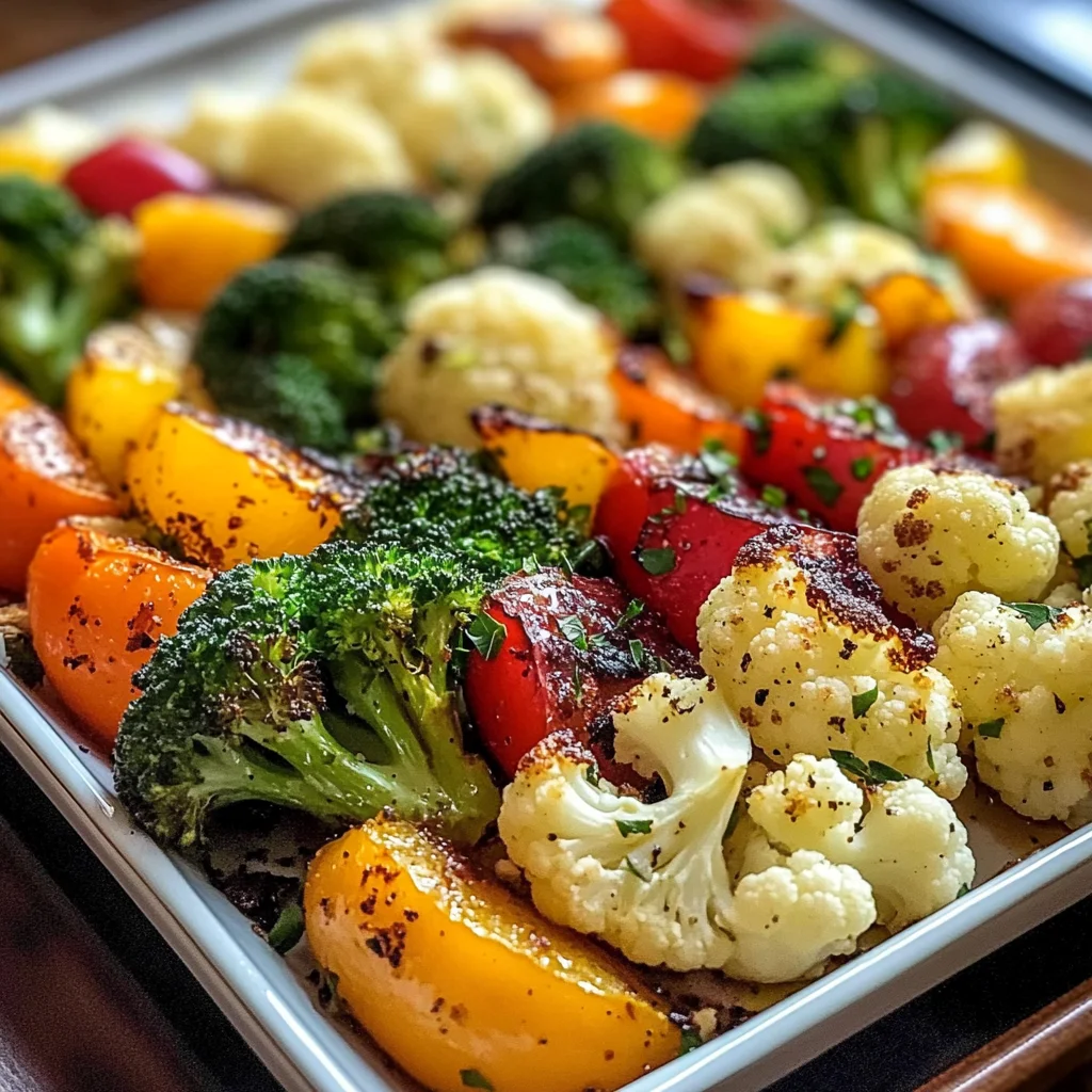 Garlic Roasted Vegetables
