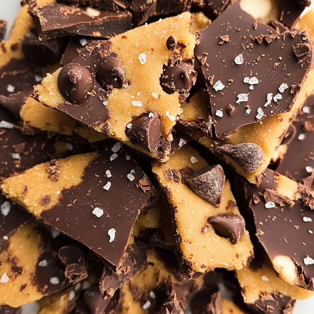 Healthy Cookie Dough Bark