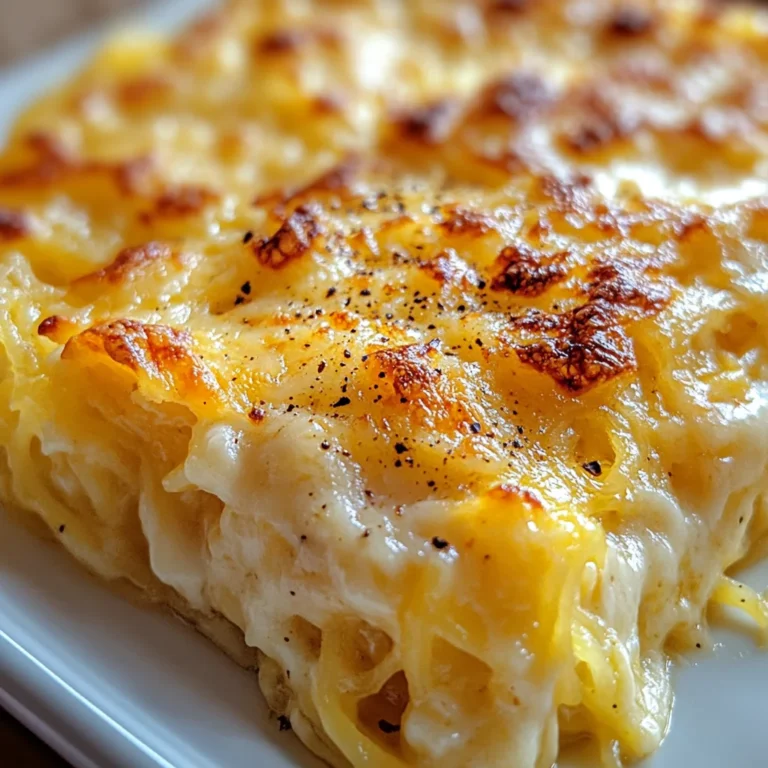 Healthy Spaghetti Squash Au Gratin