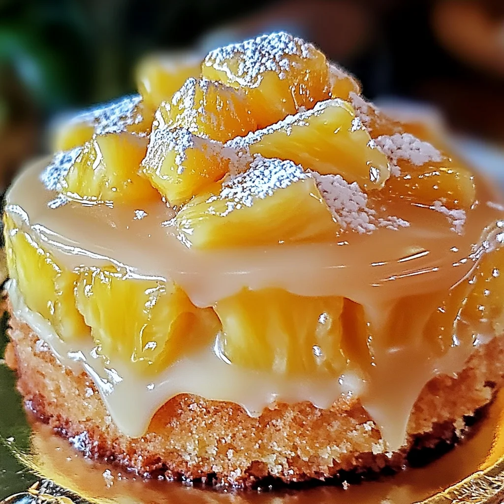 Juicy Pineapple Heaven Cake