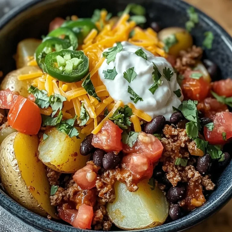 Loaded Potato Taco Bowl