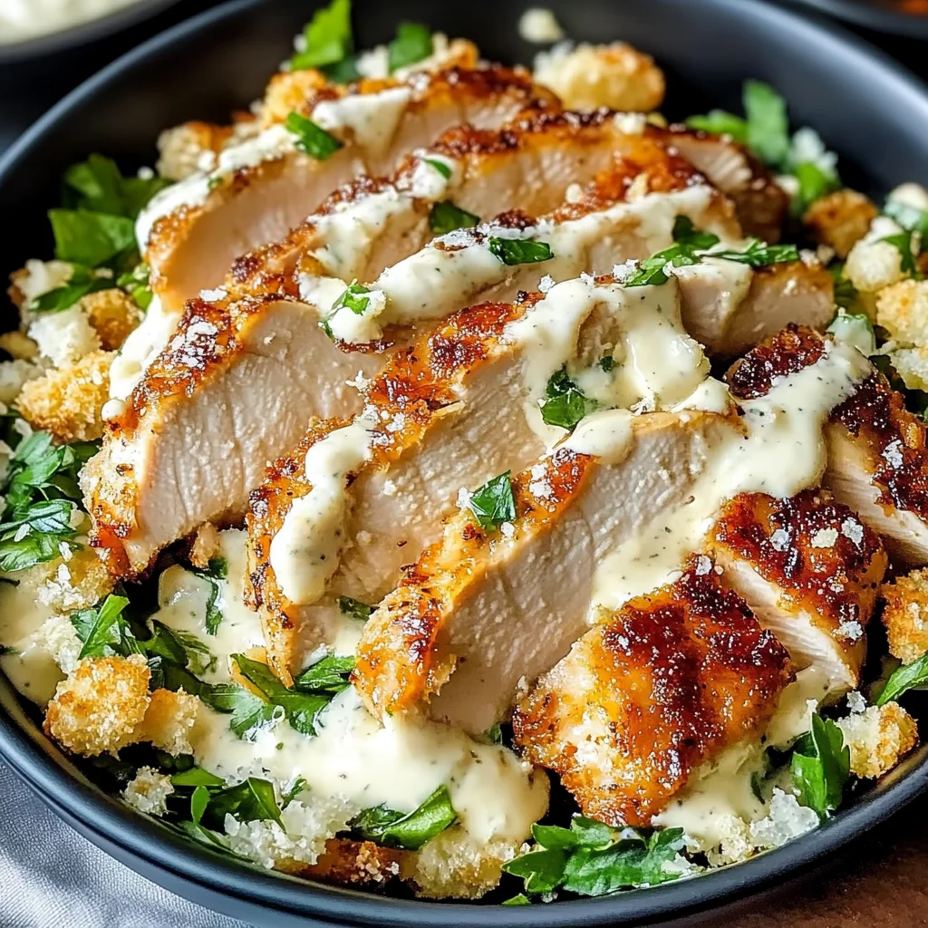 Melt In Your Mouth Caesar Chicken