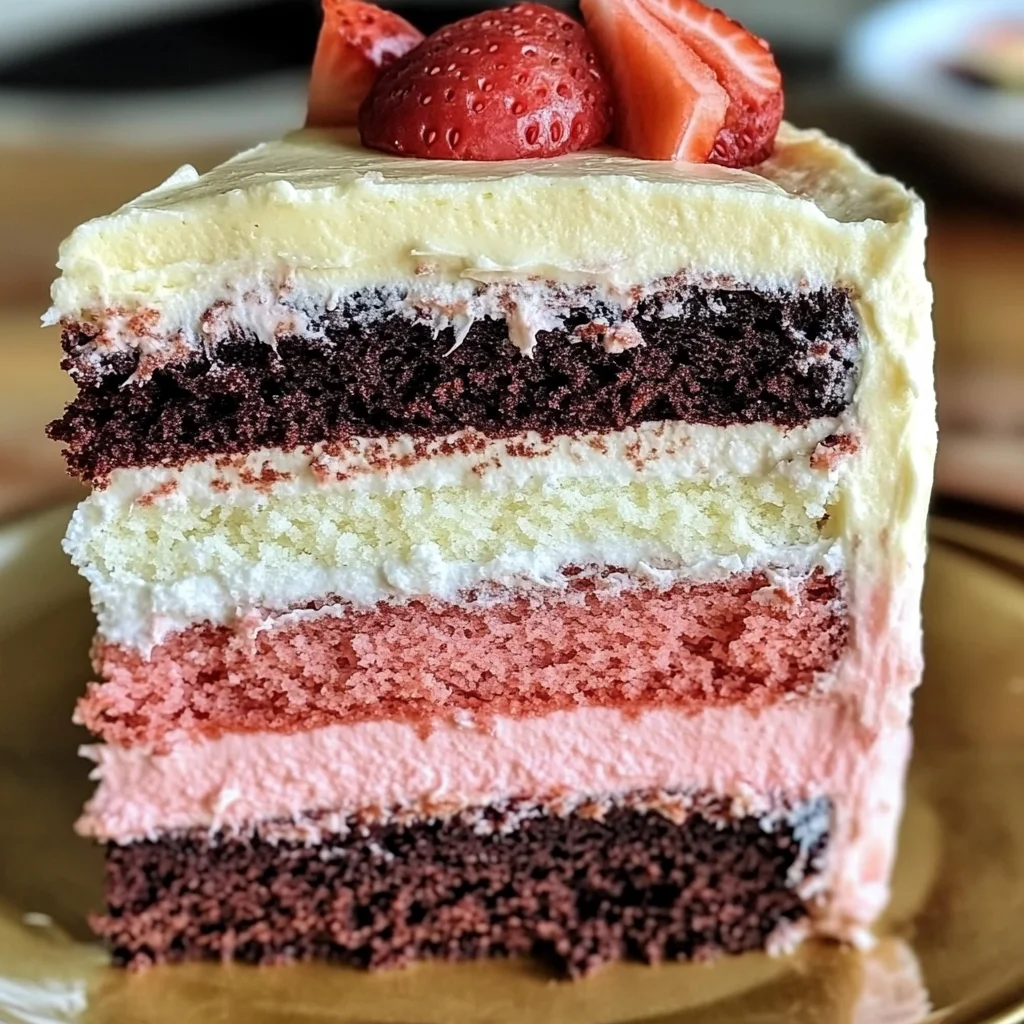 Neapolitan Cake