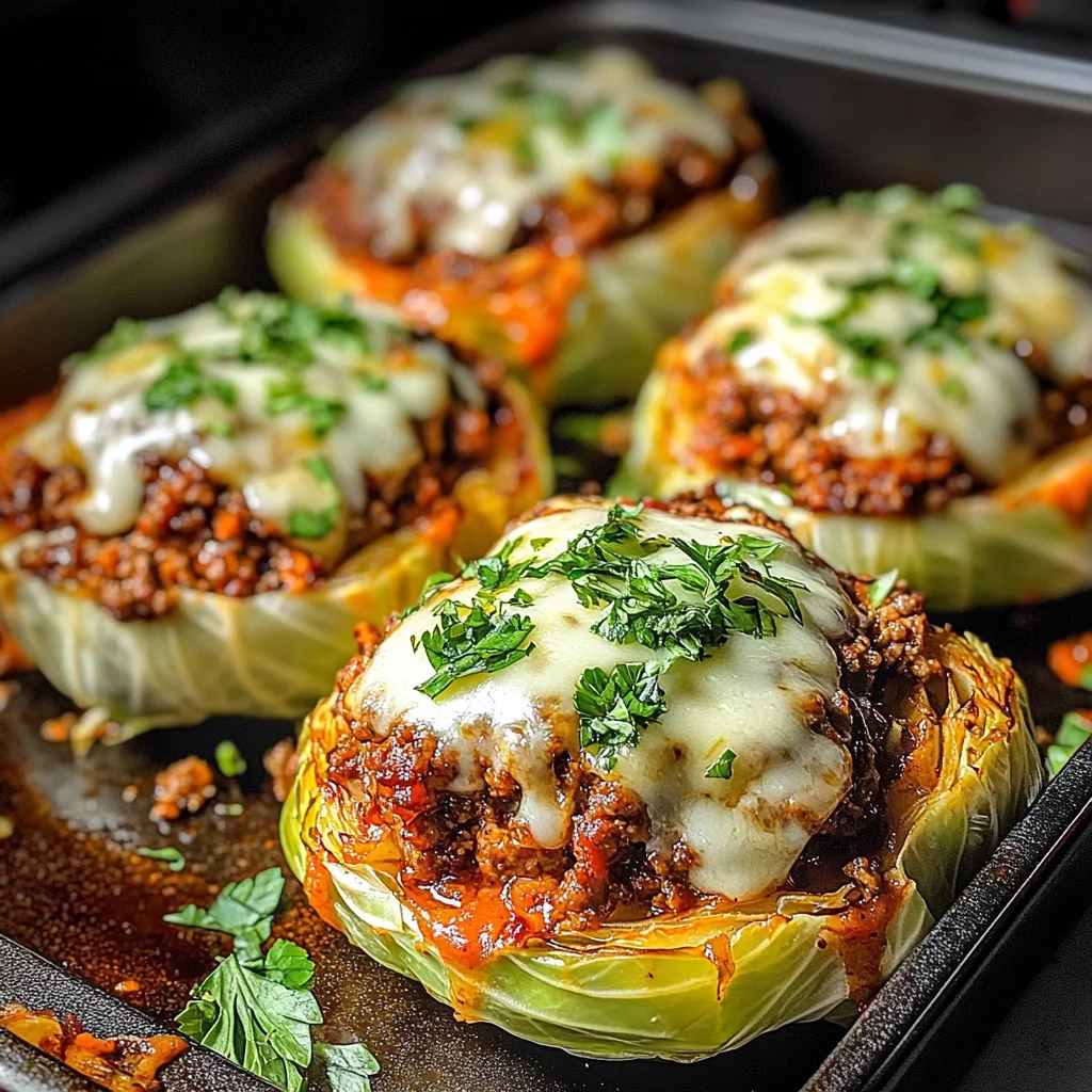 Oven-Baked Cabbage Burgers