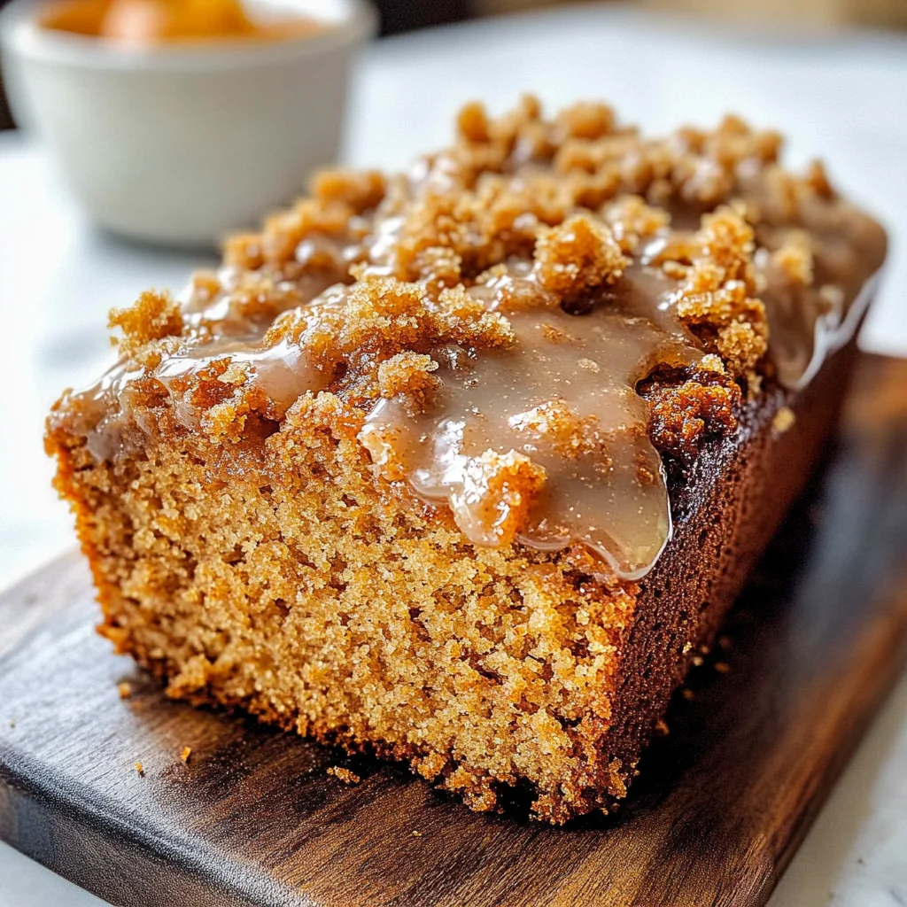 Pumpkin Bread with Maple Glaze