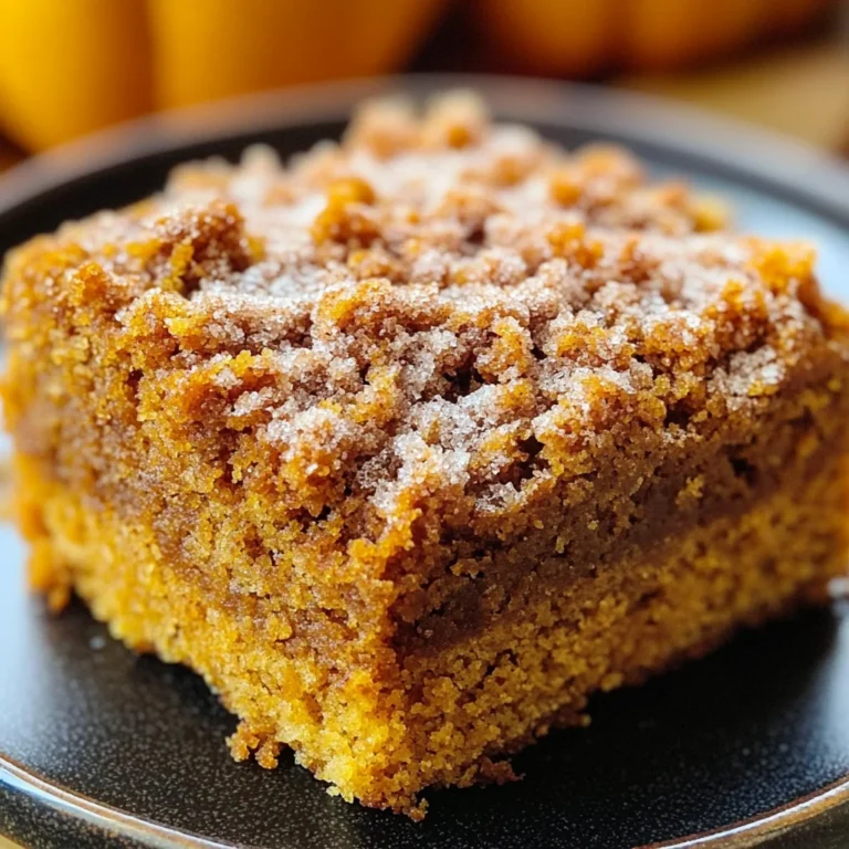 Pumpkin Coffee Cake