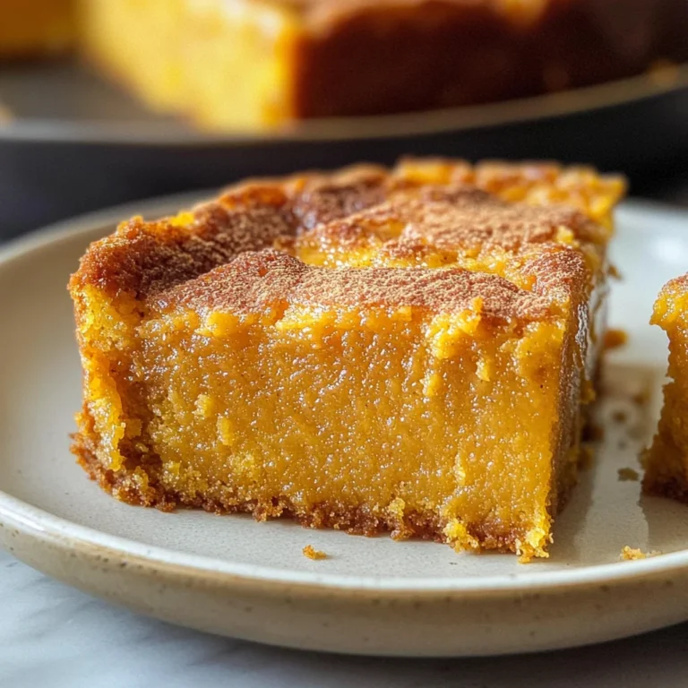 Pumpkin Gooey Butter Cake Recipe