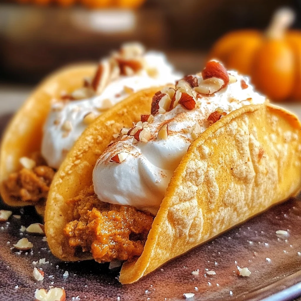 Pumpkin Pie Tacos
