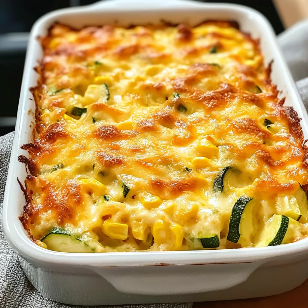 Savory Garden Zucchini Casserole - Alrightwithme