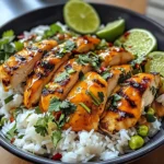 Spicy Maple Chicken with Coconut Rice