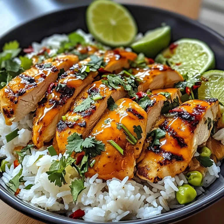 Spicy Maple Chicken with Coconut Rice