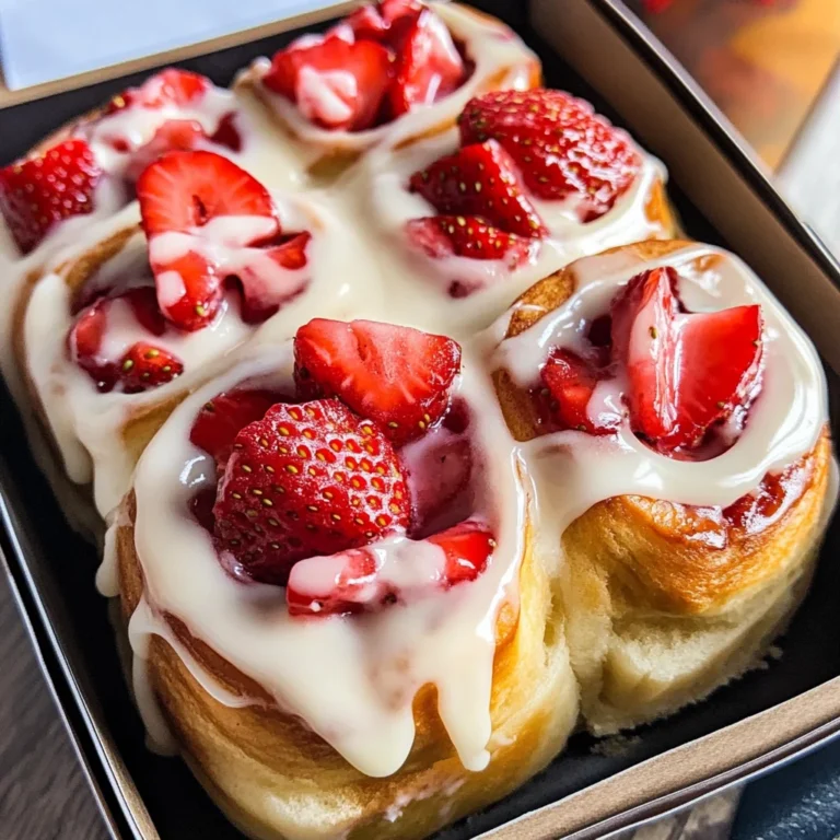 Strawberry Cheesecake Cinnabon Rolls Recipe