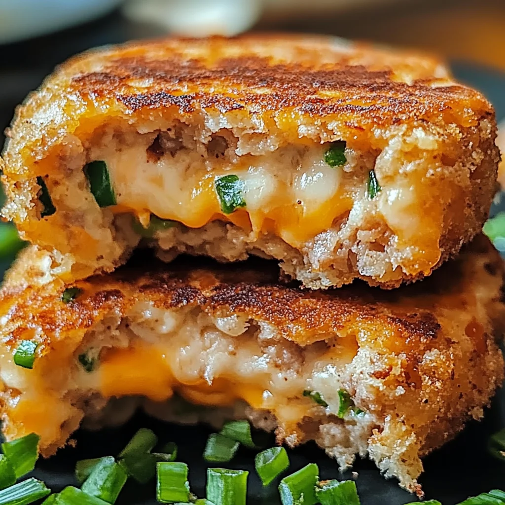 Tuna Melt Patties Recipe