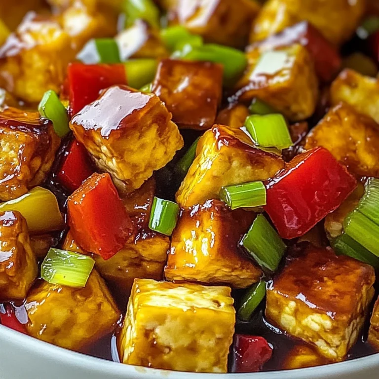 Vegan Pineapple Tofu