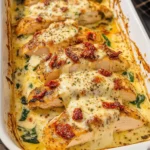Baked Tuscan Chicken Casserole