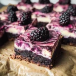 Blackberry Cheesecake Brownies