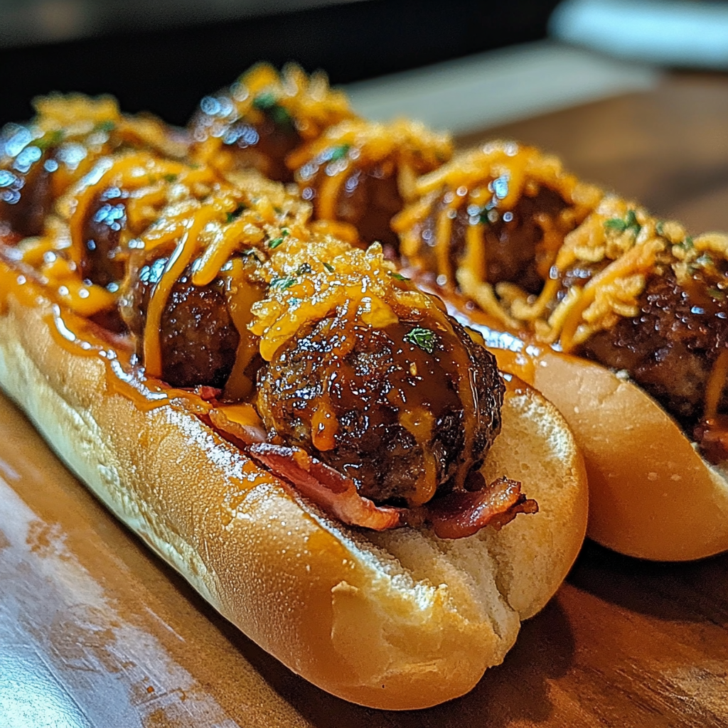Bourbon BBQ Turkey Turkey Bacon Cheeseburger Meatball Subs Ready in 30 Minutes