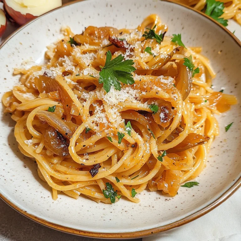 Caramelized Onion Pasta
