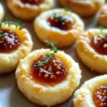Cheesy Thumbprint Appetizers with Hot Pepper Jelly
