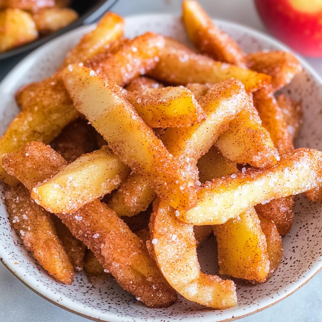 Crispy Air Fryer Apple Fries