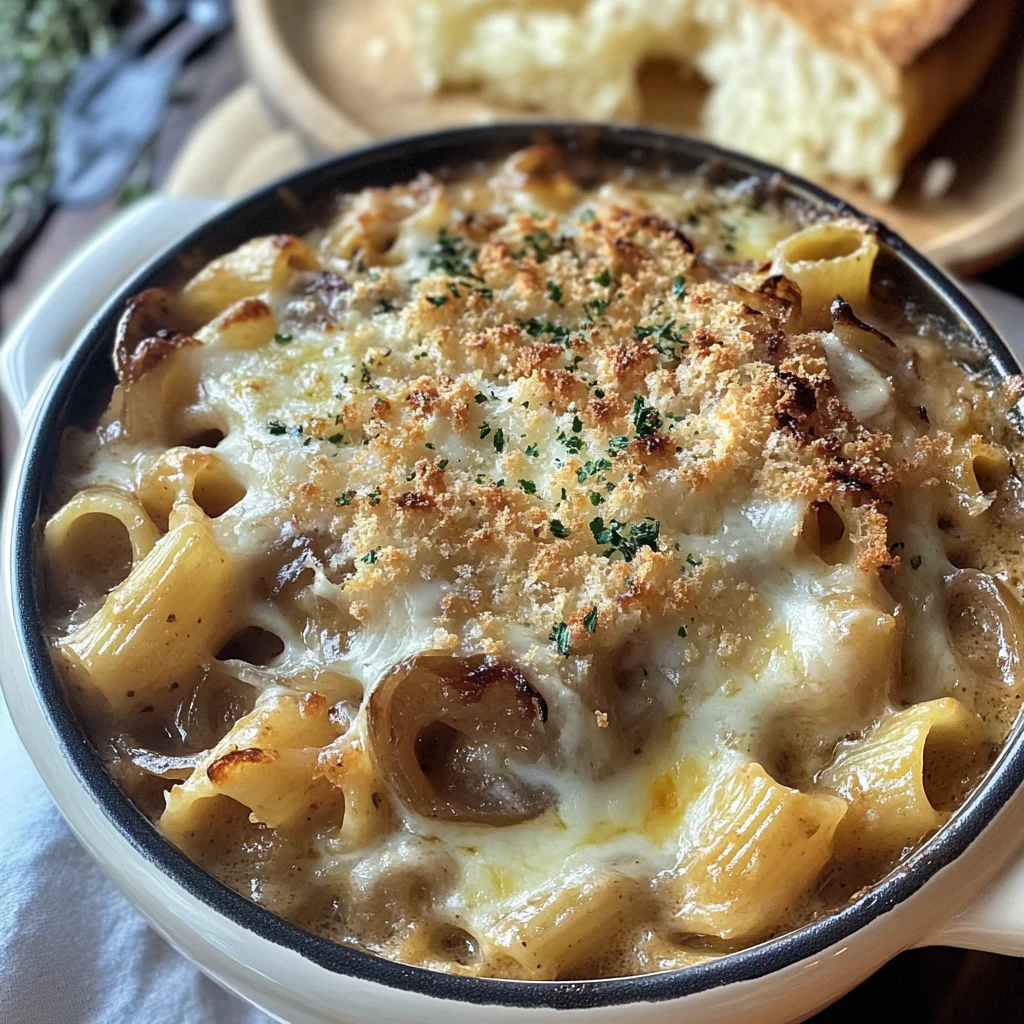 French Onion Soup Pasta Recipe