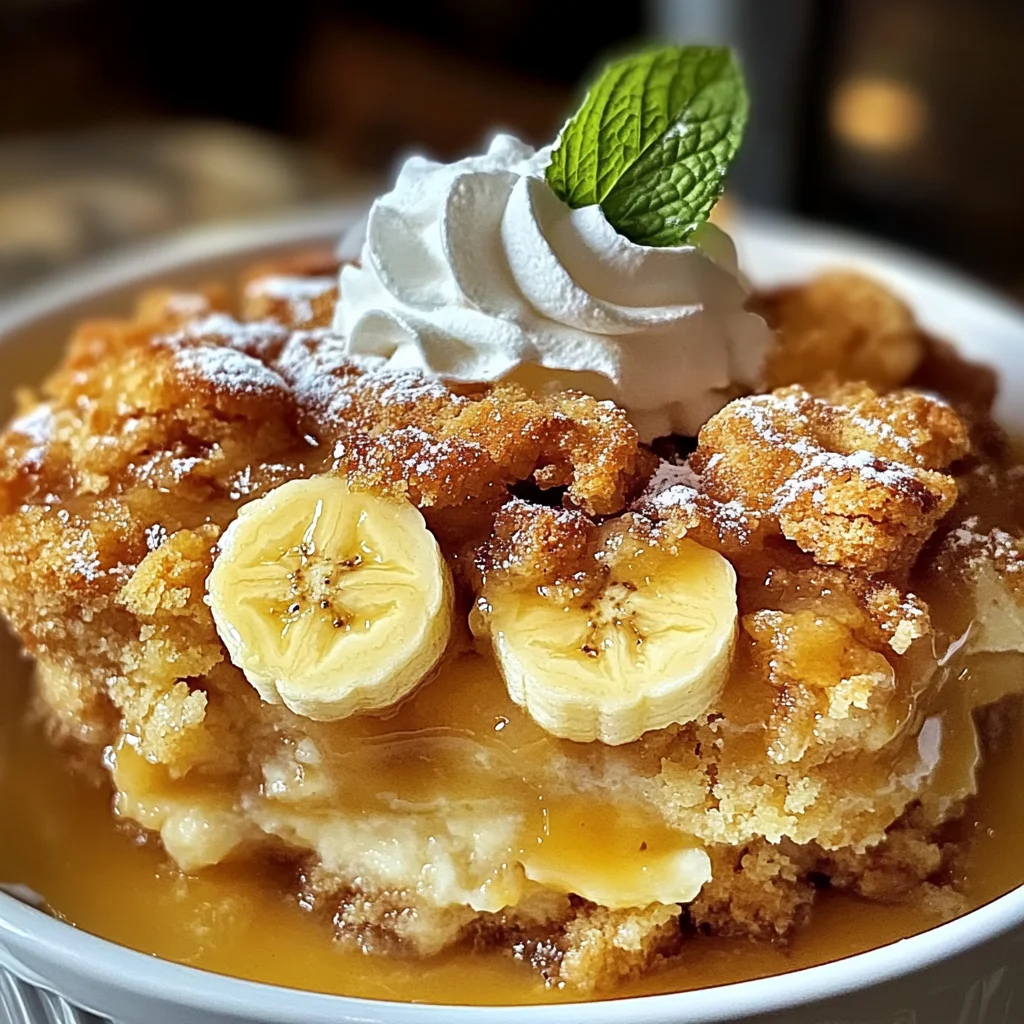 Irresistible Southern Banana Cobbler Recipe Sweet Delight