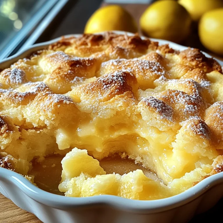 Magic Lemon Cobbler: A Sweet, Tangy Dessert Delight