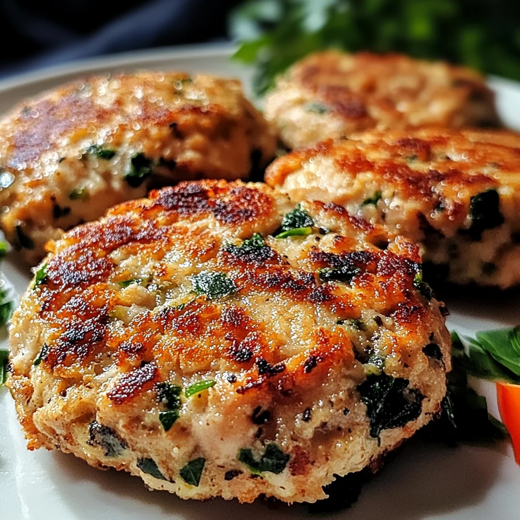 Mediterranean Chicken Patties