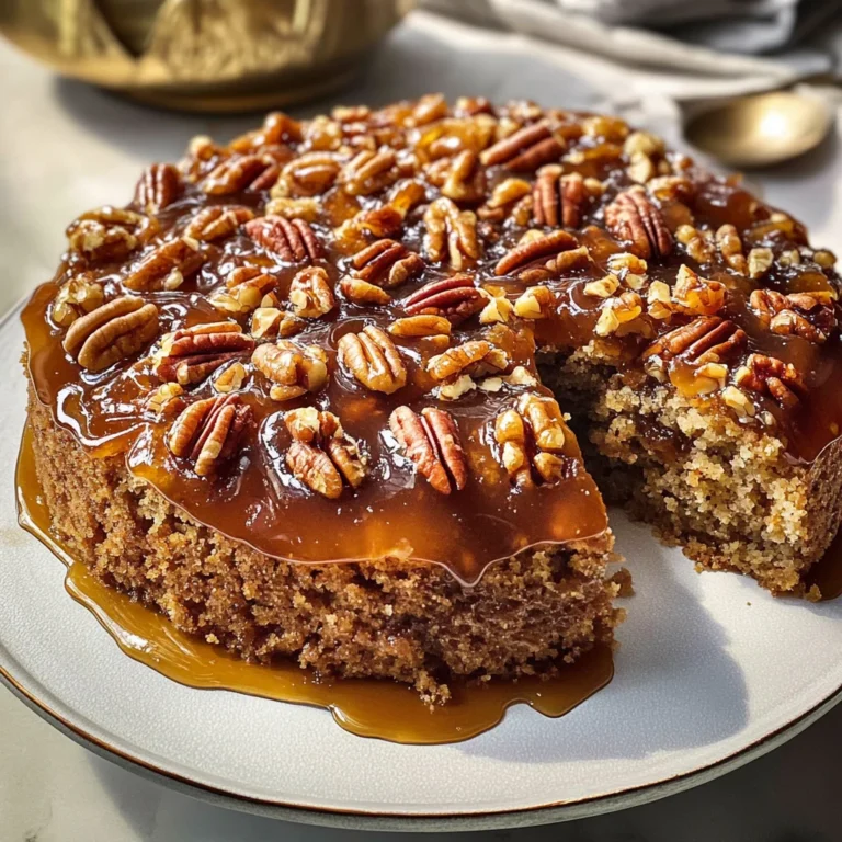 Pecan Upside Down Cake