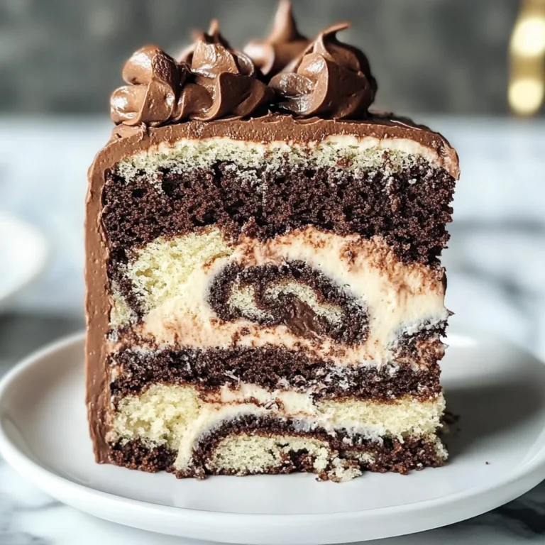 Perfect Marble Cake with Chocolate Buttercream: The Ultimate Swirled Dessert