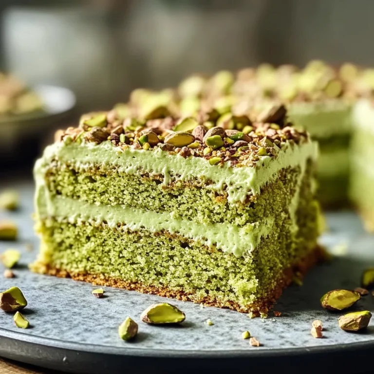 Pistachio Sheet Cake