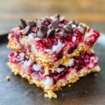 Raspberry Coconut Magic Bars