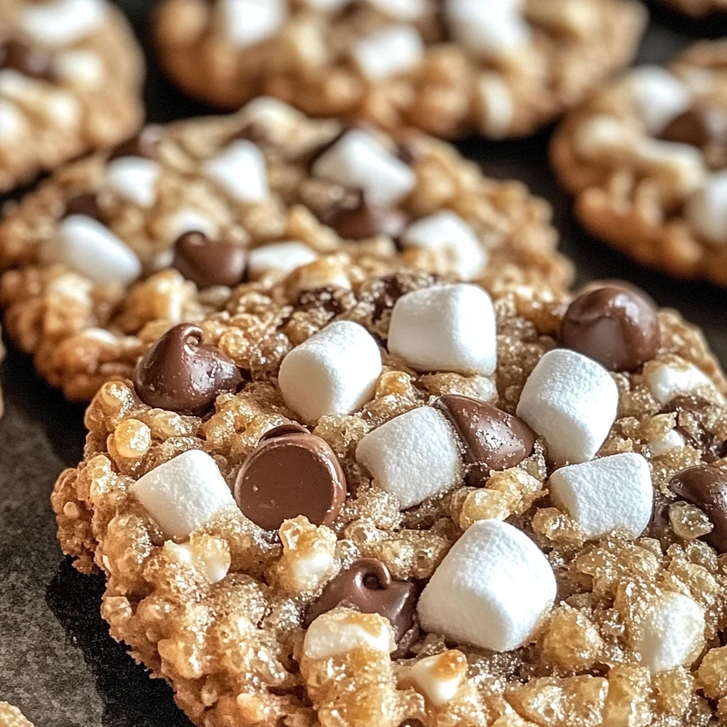 Rice Krispie Cookies with Chocolate Chips Recipe
