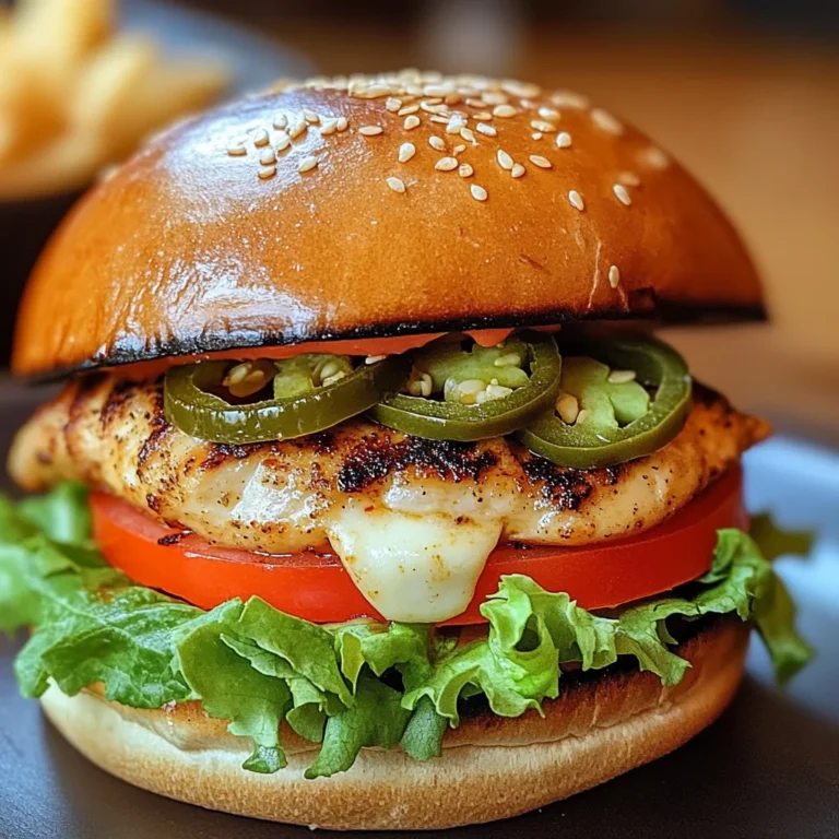 Spicy Chipotle Chicken Burger