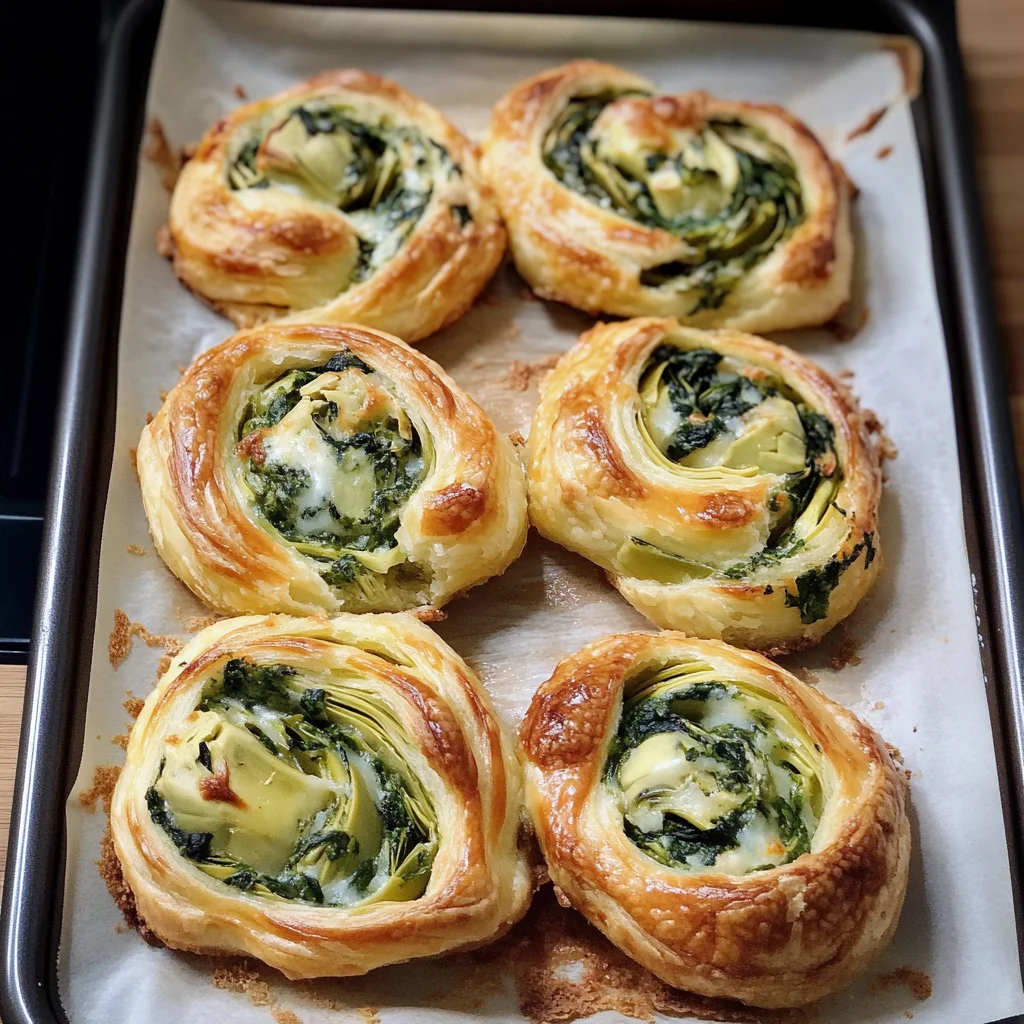 Spinach Artichoke Swirls