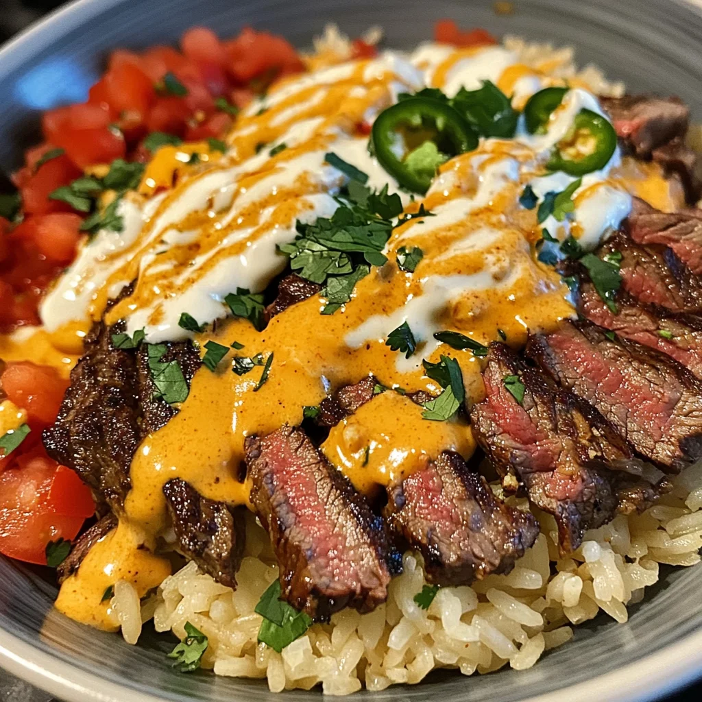 Steak Queso Rice : A Flavorful Recipe