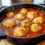 Tomato Dumpling Soup