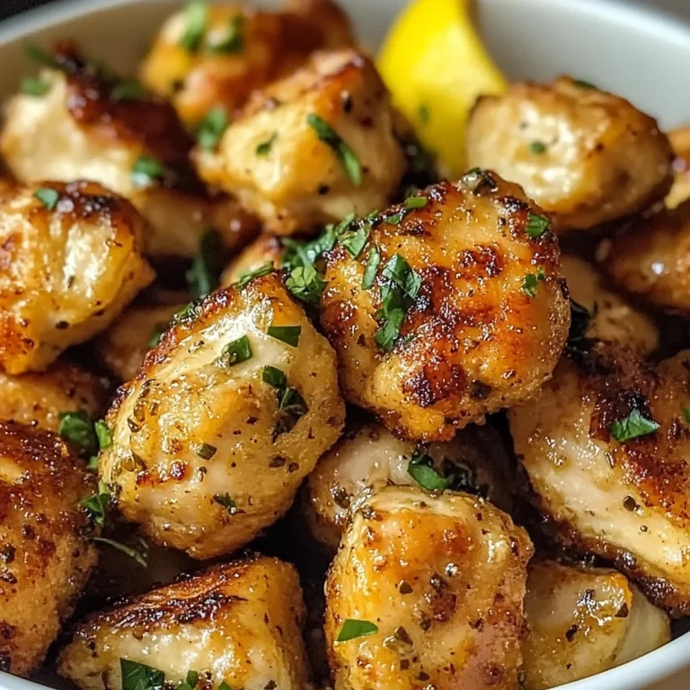 Air Fryer Lemon Chicken Bites