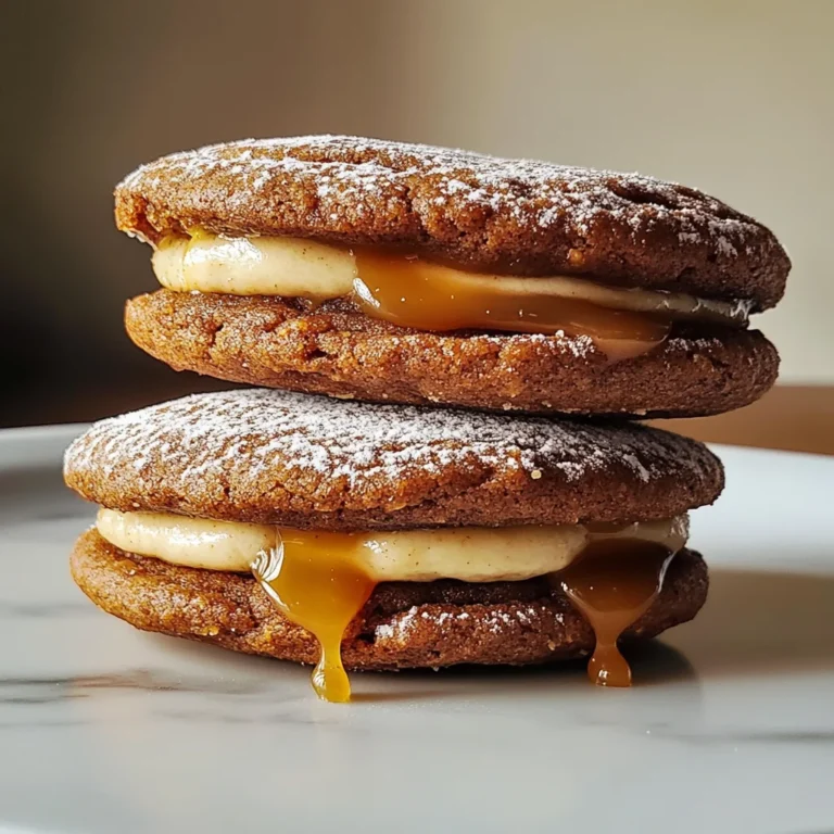 Apple Cider Whoopie Pie Cookies with Caramel