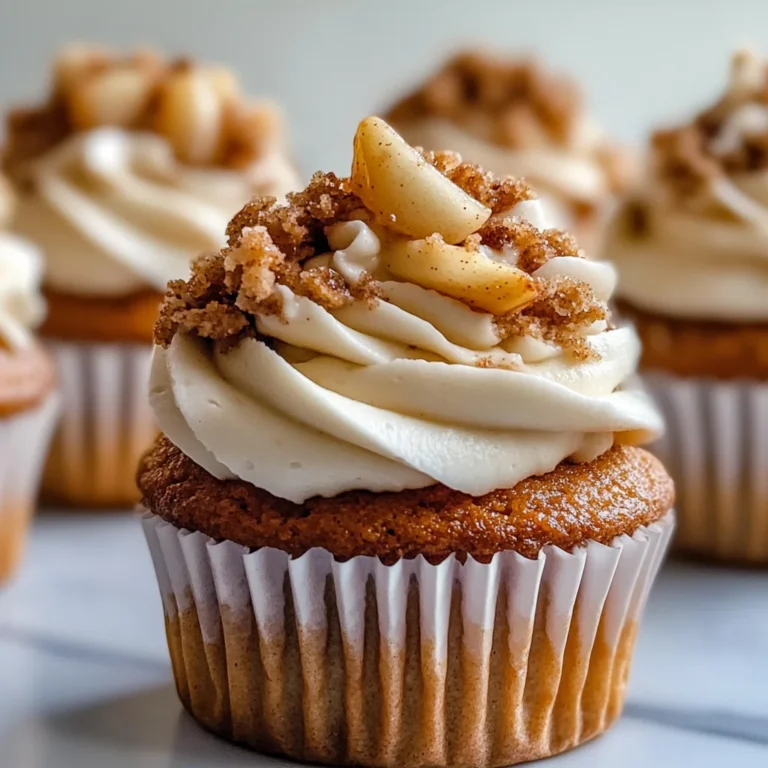 Apple Crisp Cupcakes