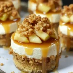 Apple Crisp Mini Cheesecakes