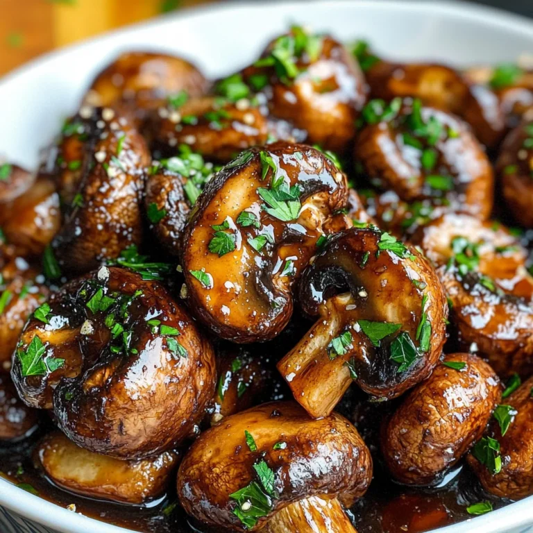 Balsamic Roasted Mushrooms