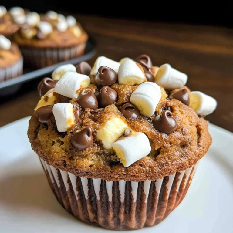 Banana S’mores Muffins