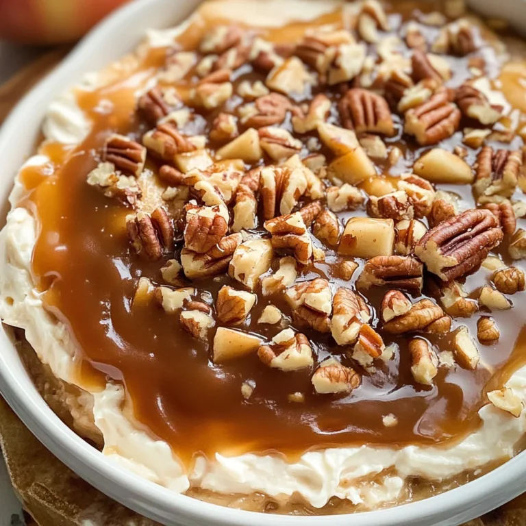Caramel apple cheesecake dip recipe