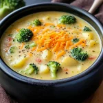 Cheddar Broccoli Potato Soup